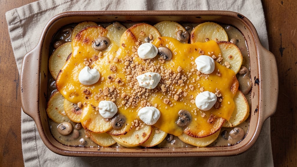 Cheesy Scalloped Potatoes Recipe with Mushroom Soup: Layered Richness for Ultimate Comfort