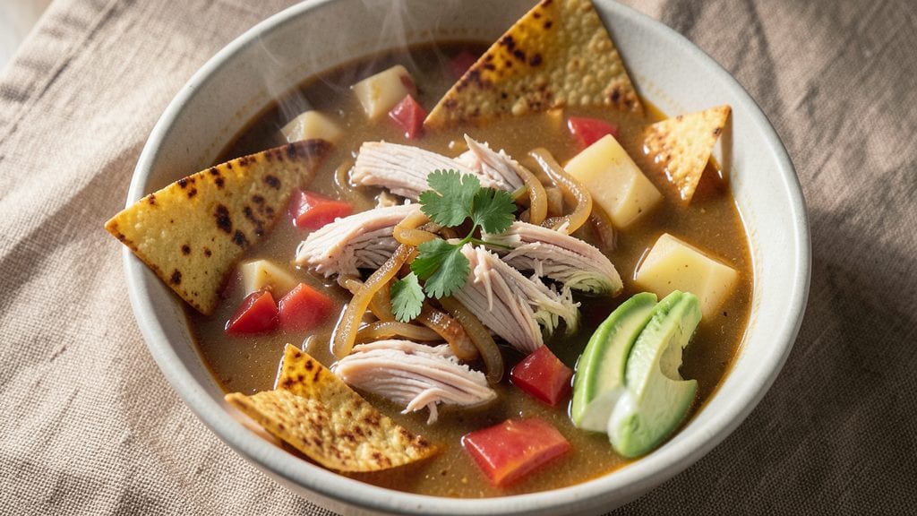 Chili's Tortilla Soup Copycat Recipe: Crispy Tortilla Strips and Creamy Tomato Magic