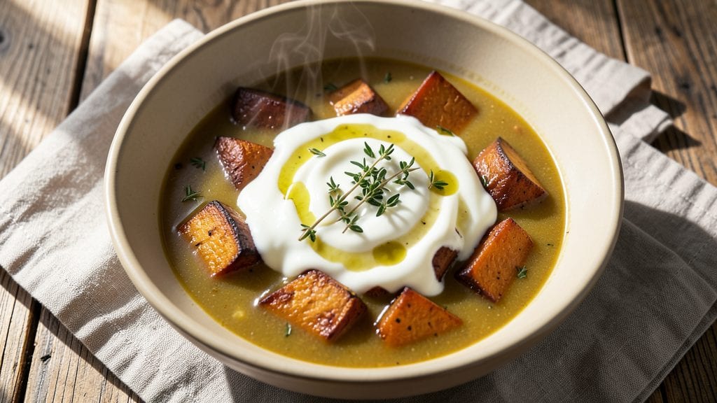 Copycat Panera Squash Soup Recipe: Velvety Roasted Sweet Potato Depth