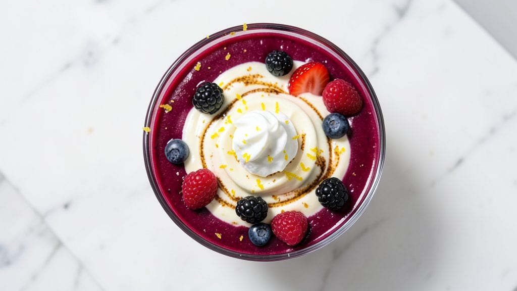 Dessert Soup Recipe: Silky Vanilla Bean and Berry Dream