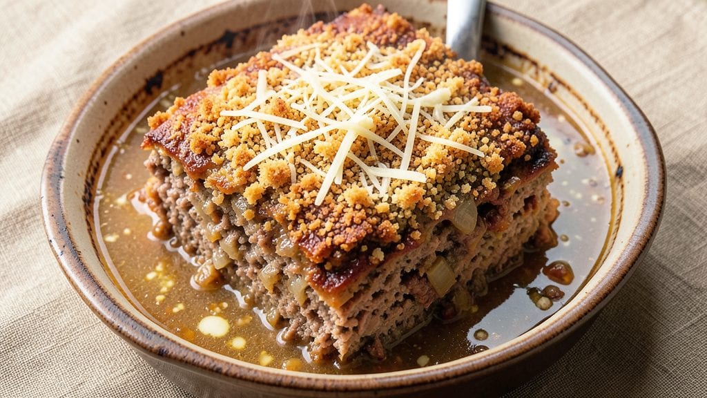 Original Lipton Onion Soup Meatloaf Recipe with Bread Crumbs: Savory Layers of Umami and Crispy Top